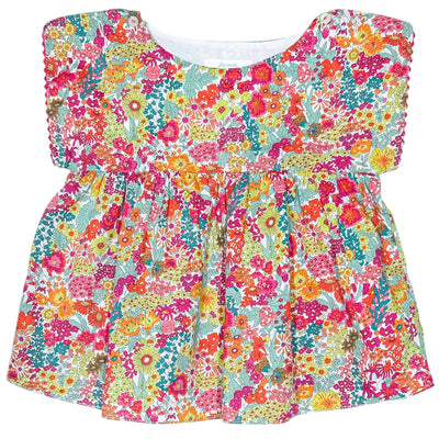 T-Shirt à manches courtes de seconde main en coton pour bébé fille de 12 mois - Vue 1