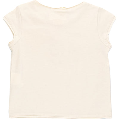 T-Shirt à manches courtes de seconde main en coton bio pour bébé fille de 12 mois - Vue 2