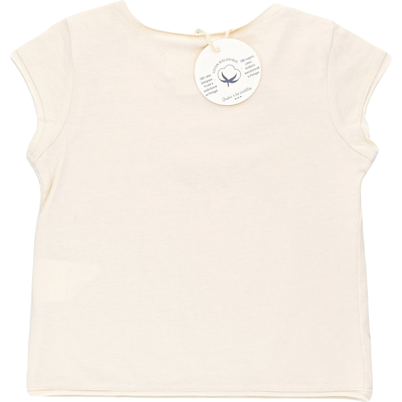 T-Shirt à manches courtes de seconde main en coton bio pour bébé fille de 12 mois - Vue 2
