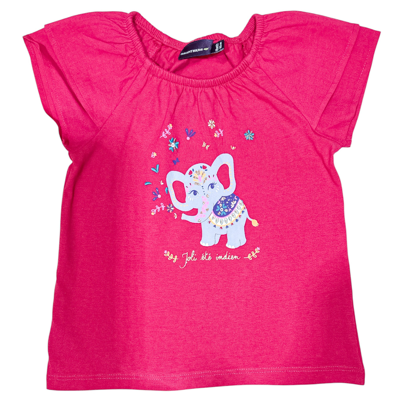 T-Shirt à manches courtes de seconde main en coton pour bébé fille de 18 mois - Vue 1