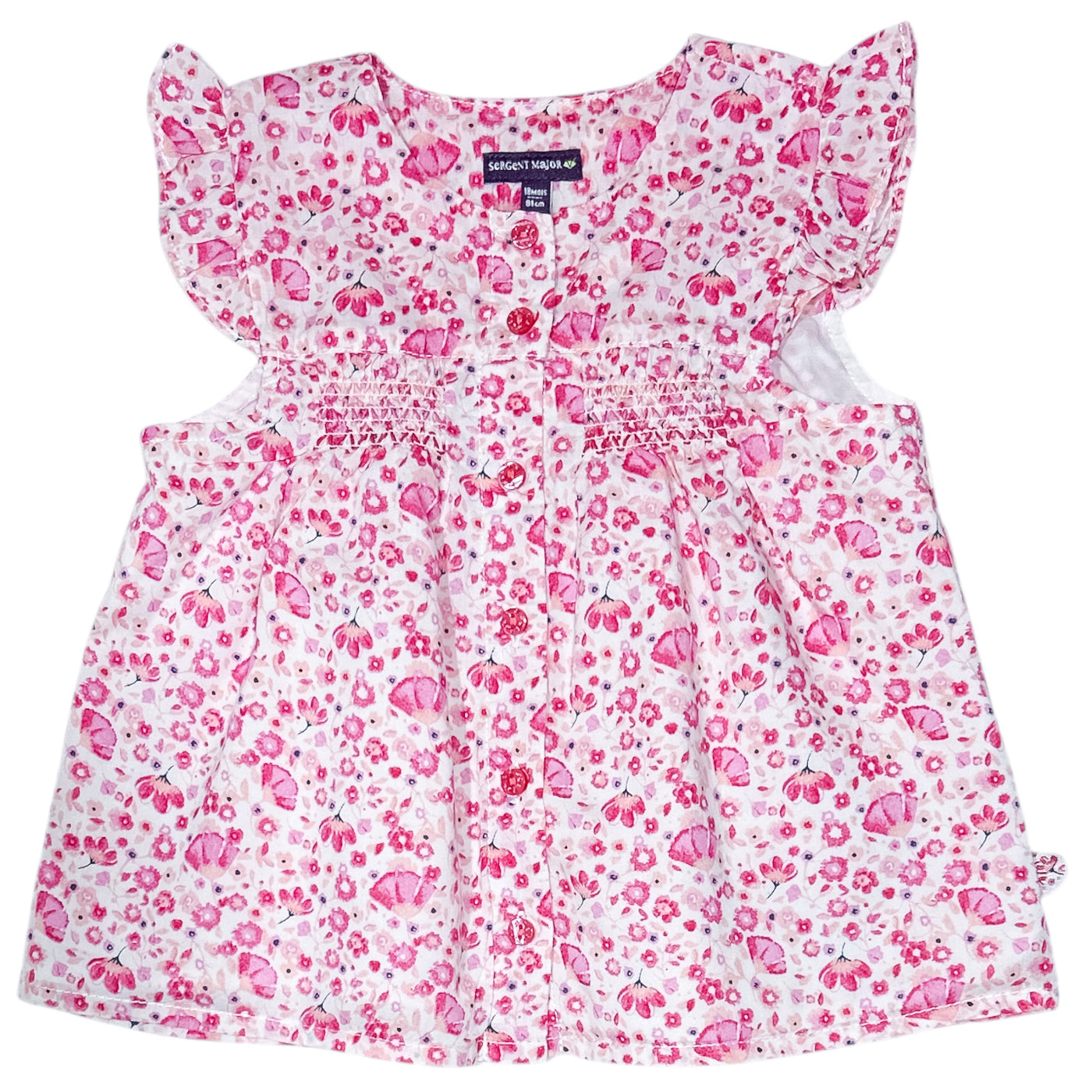 T-Shirt à manches courtes de seconde main en coton pour bébé fille de 18 mois - Vue 1