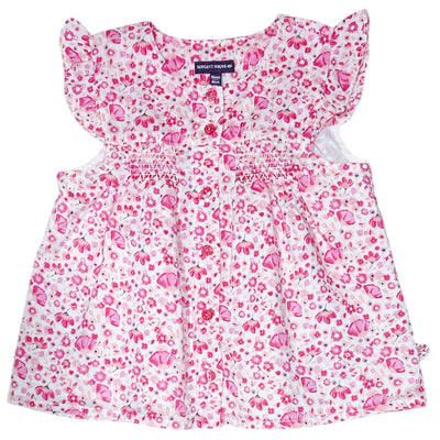 T-Shirt à manches courtes de seconde main en coton pour bébé fille de 18 mois - Vue 1