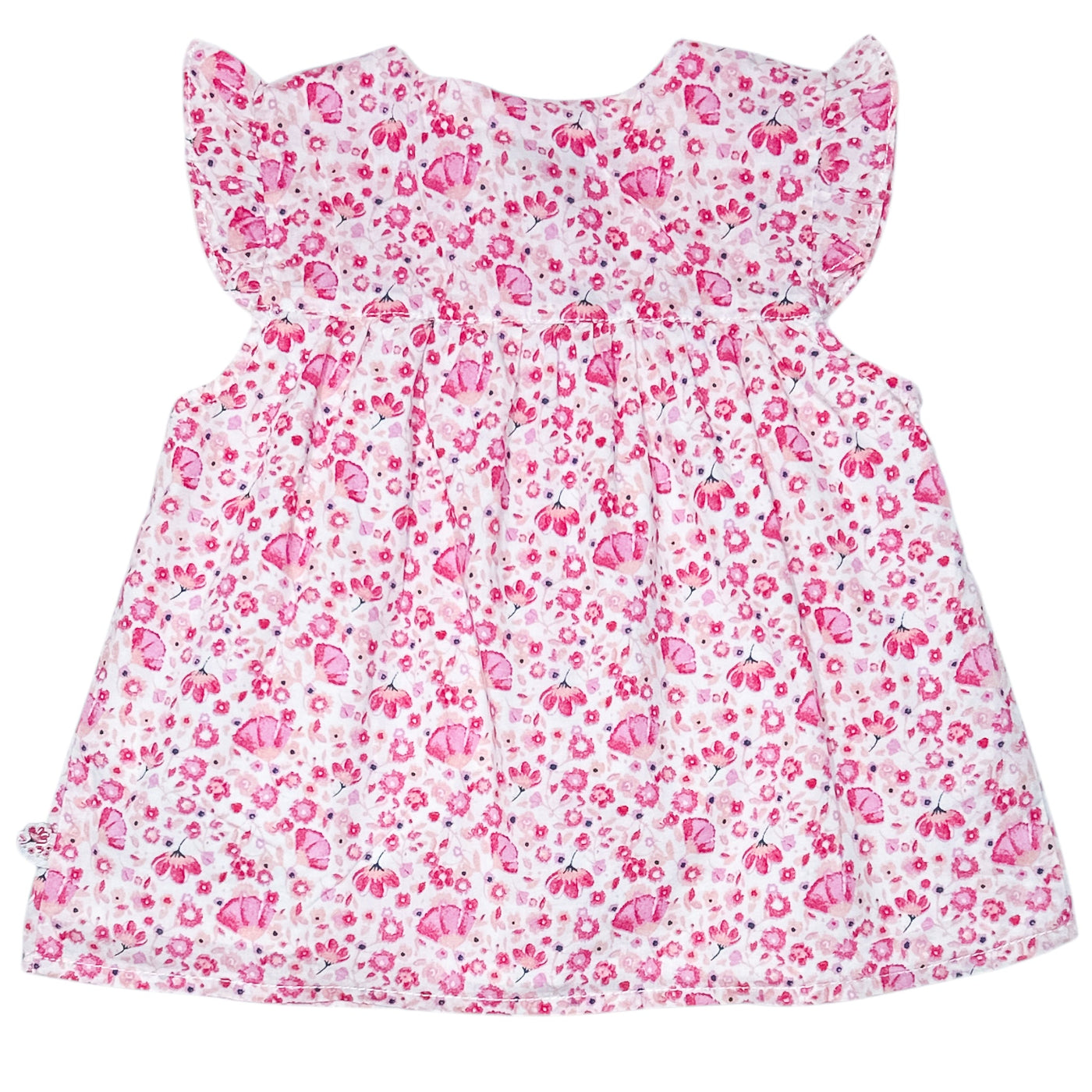 T-Shirt à manches courtes de seconde main en coton pour bébé fille de 18 mois - Vue 2