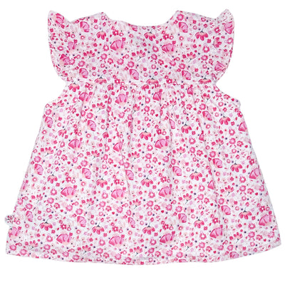 T-Shirt à manches courtes de seconde main en coton pour bébé fille de 18 mois - Vue 2