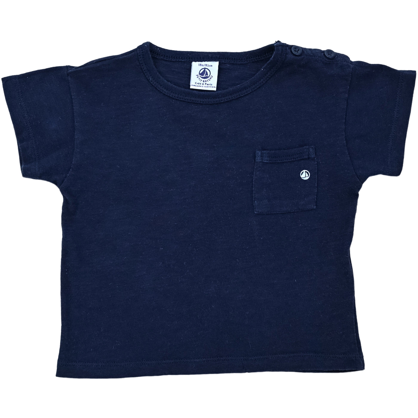 T-Shirt à manches courtes 18 mois en coton bio