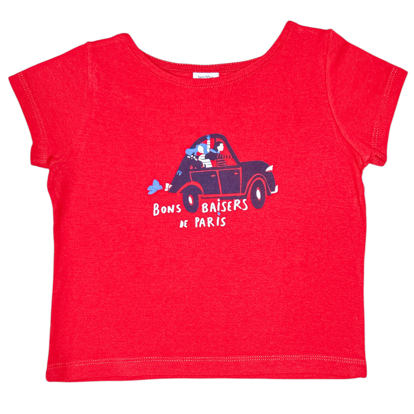 T-Shirt à manches courtes de seconde main en coton bio pour enfant fille de 3 ans - Vue 1