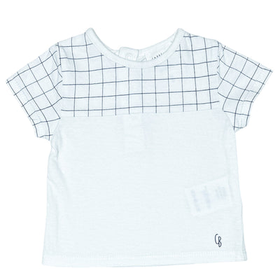 T-Shirt à manches courtes de seconde main en coton pour bébé fille de 3 mois - Vue 1