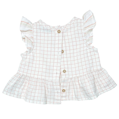 T-Shirt à manches courtes de seconde main en coton pour bébé fille de 3 mois - Vue 2