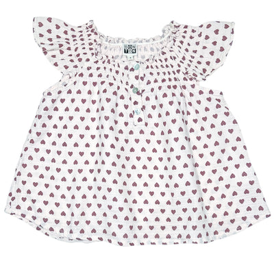 T-Shirt à manches courtes de seconde main en coton pour enfant fille de 4 ans - Vue 1