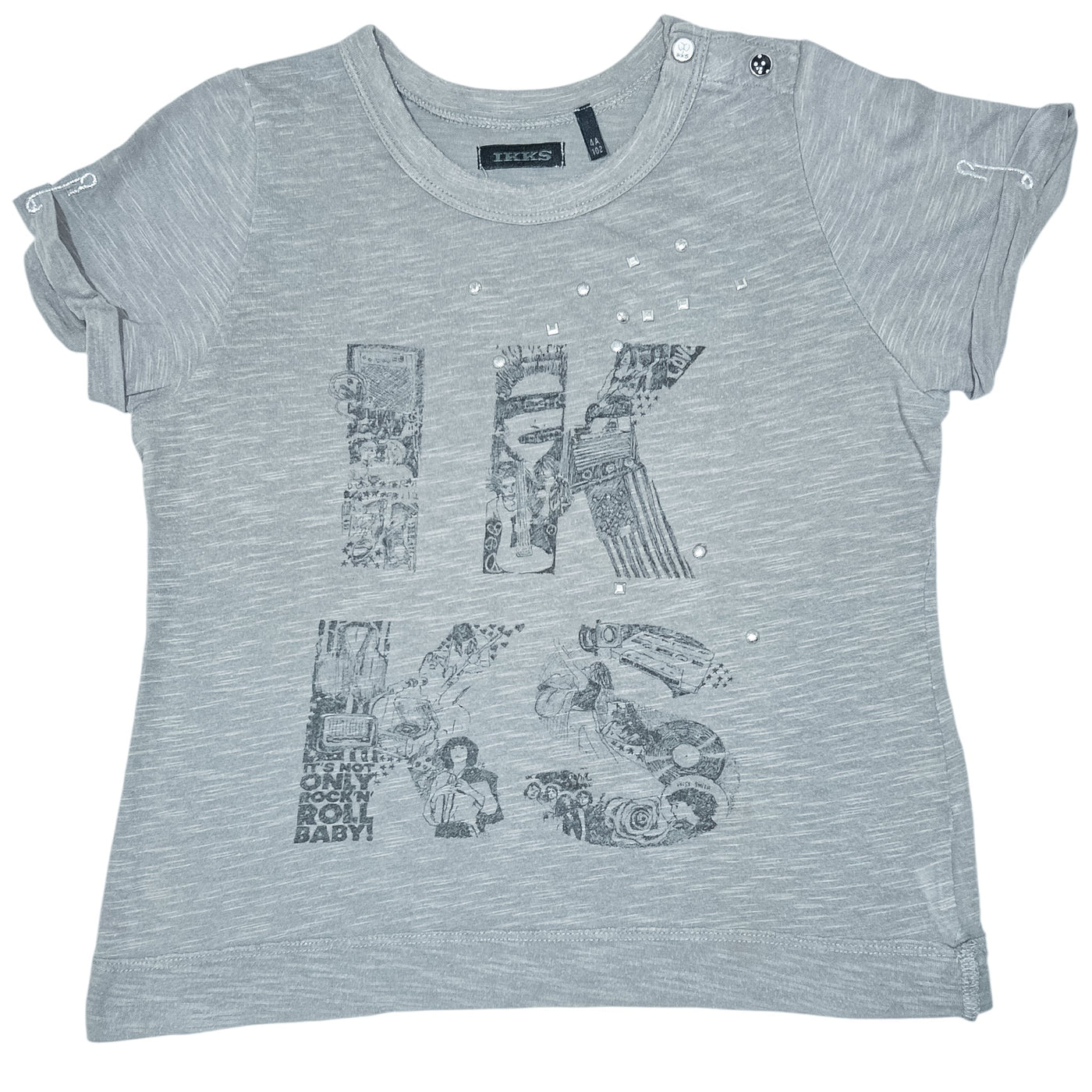 T-Shirt à manches courtes de seconde main en coton pour enfant fille de 4 ans - Vue 1
