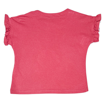 T-Shirt à manches courtes de seconde main en coton pour enfant fille de 4 ans - Vue 2