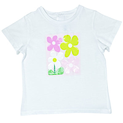T-Shirt à manches courtes de seconde main en coton pour enfant fille de 4 ans - Vue 1