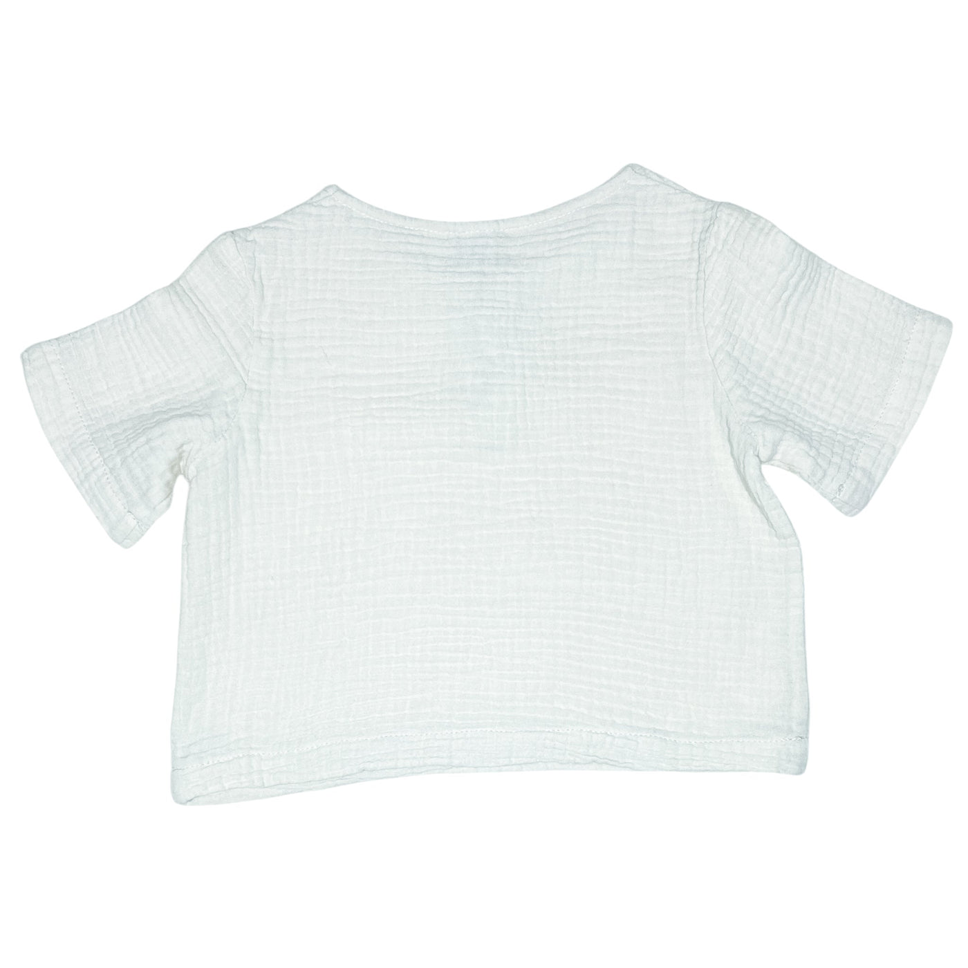 T-Shirt à manches courtes de seconde main en gaze de coton pour enfant de 4 ans - Vue 2