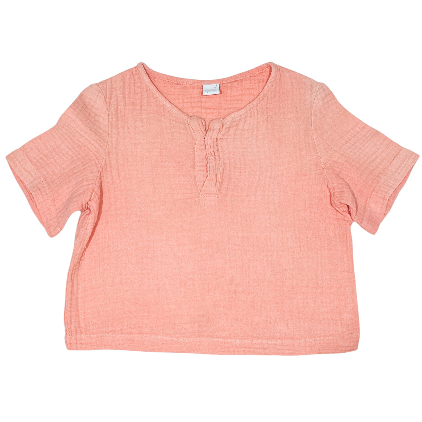 T-Shirt à manches courtes de seconde main en gaze de coton pour enfant de 4 ans - Vue 1