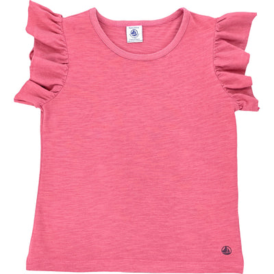 T-Shirt à manches courtes de seconde main en coton bio pour enfant fille de 5 ans - Vue 1