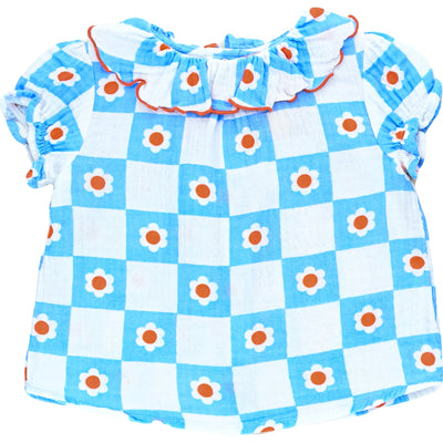 T-Shirt à manches courtes de seconde main en coton pour bébé fille de 9 mois - Vue 2