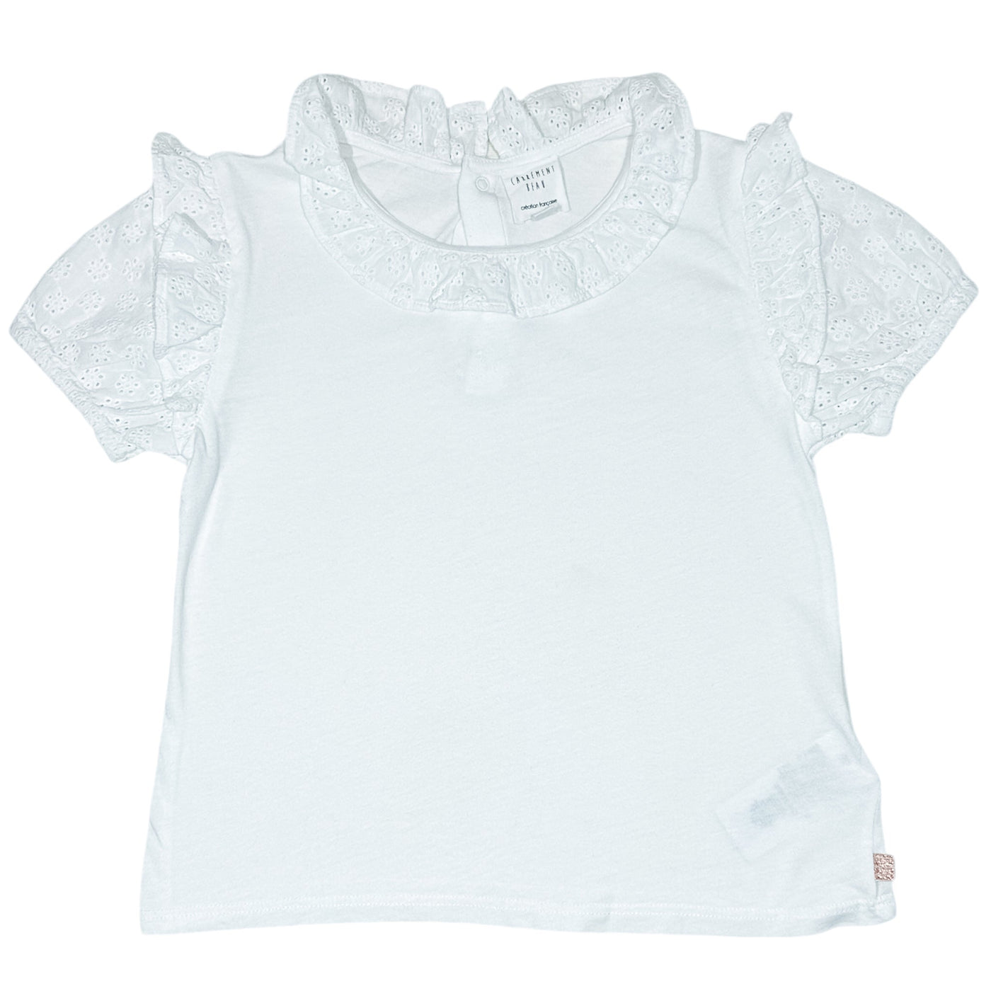 T-Shirt à manches courtes de seconde main en coton pour enfant fille de 6 ans - Vue 1