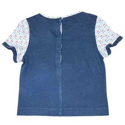T-Shirt à manches courtes de seconde main en coton pour enfant fille de 6 ans - Vue 2