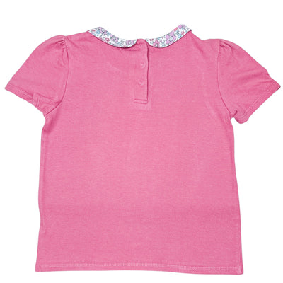 T-Shirt à manches courtes de seconde main en coton bio pour enfant fille de 6 ans - Vue 2