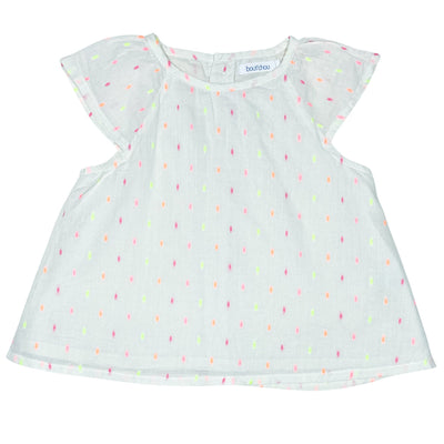 T-Shirt à manches courtes de seconde main en coton pour bébé fille de 6 mois - Vue 1