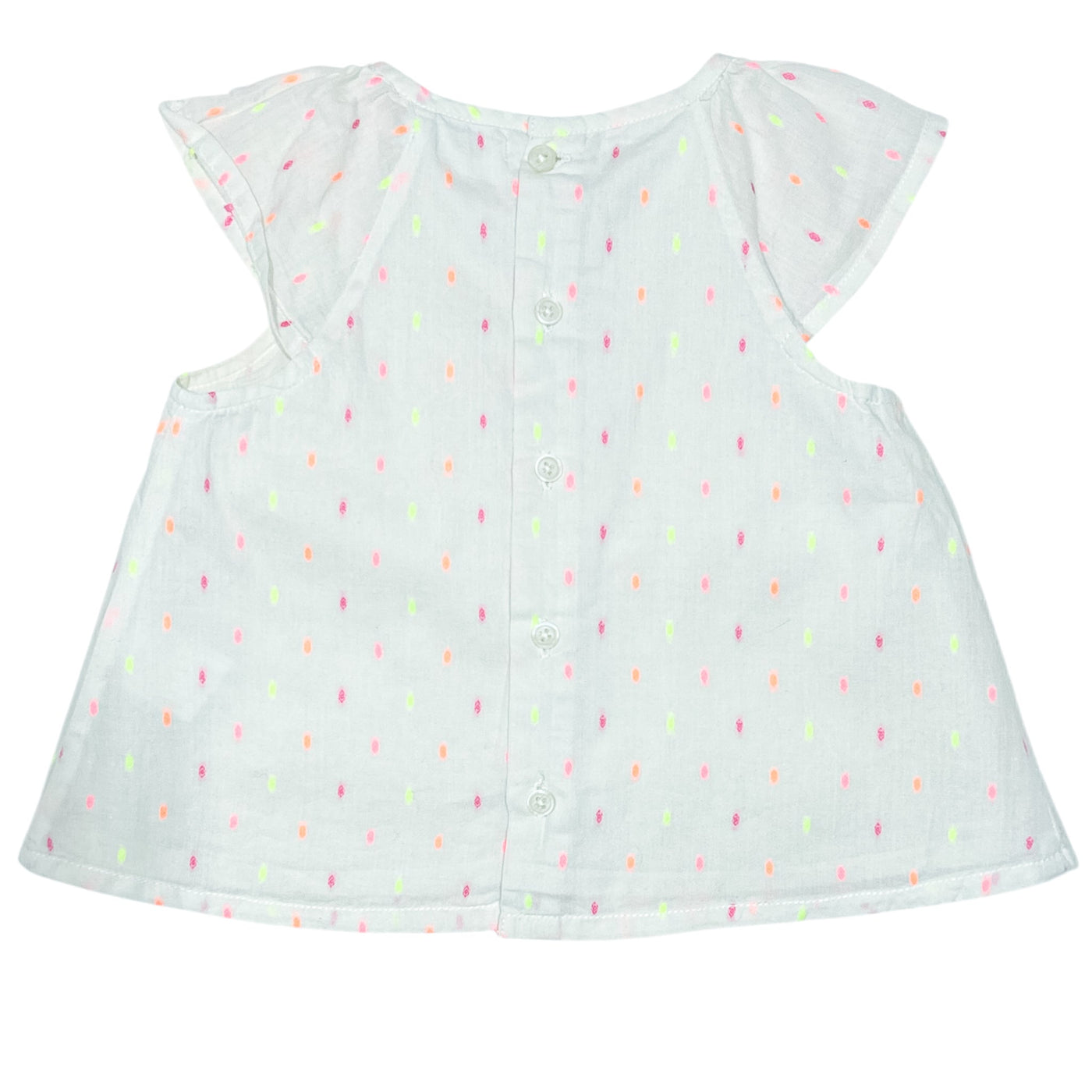 T-Shirt à manches courtes de seconde main en coton pour bébé fille de 6 mois - Vue 2
