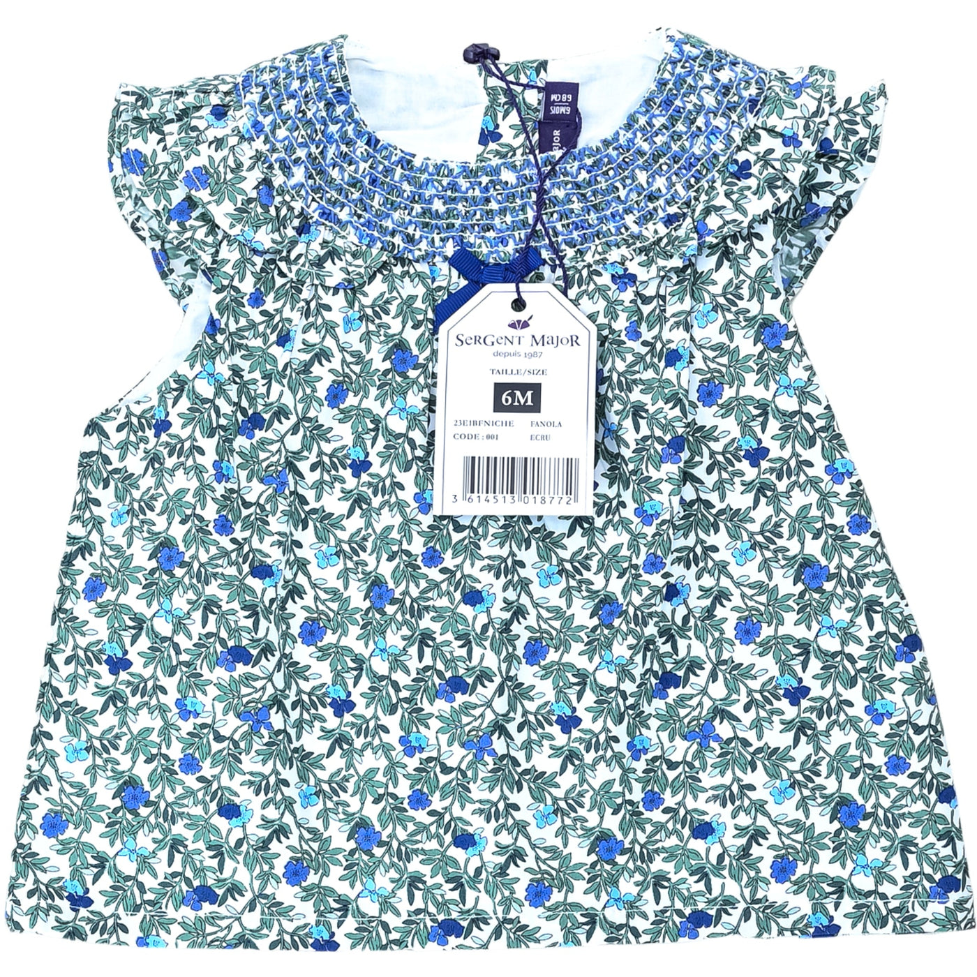 T-Shirt à manches courtes de seconde main en coton pour bébé fille de 6 mois - Vue 1