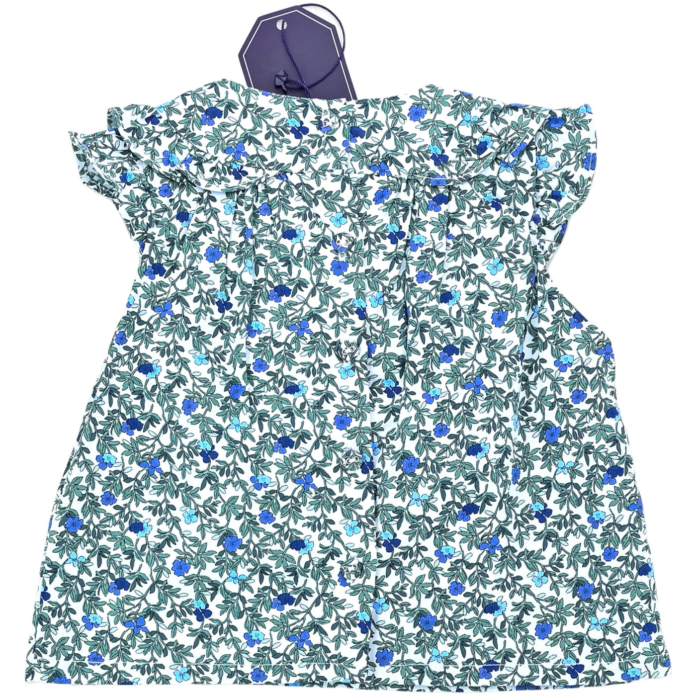 T-Shirt à manches courtes de seconde main en coton pour bébé fille de 6 mois - Vue 2