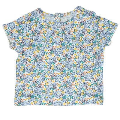 T-Shirt à manches courtes de seconde main en coton bio pour bébé fille de 6 mois - Vue 1