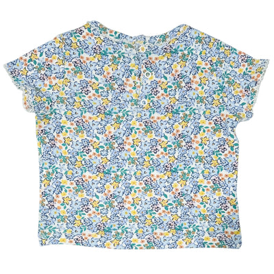 T-Shirt à manches courtes de seconde main en coton bio pour bébé fille de 6 mois - Vue 2