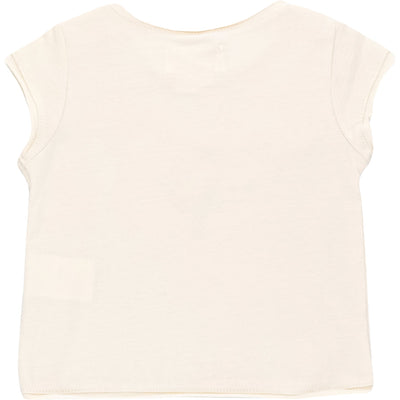 T-Shirt à manches courtes de seconde main en coton bio pour bébé fille de 6 mois - Vue 2
