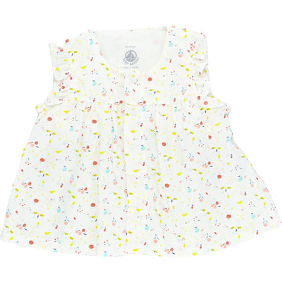 T-Shirt à manches courtes de seconde main en coton bio pour bébé fille de 6 mois - Vue 1