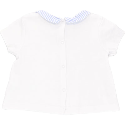 T-Shirt à manches courtes de seconde main en coton pour bébé fille de 9 mois - Vue 2
