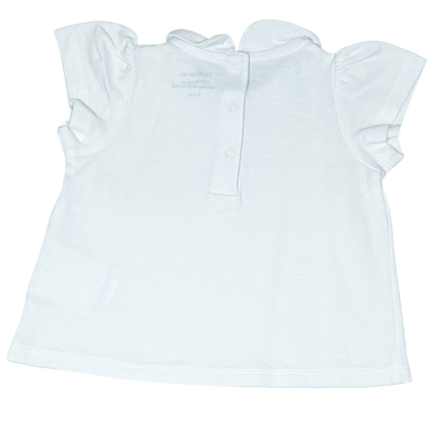 T-Shirt à manches courtes de seconde main en coton bio pour bébé fille de 9 mois - Vue 2