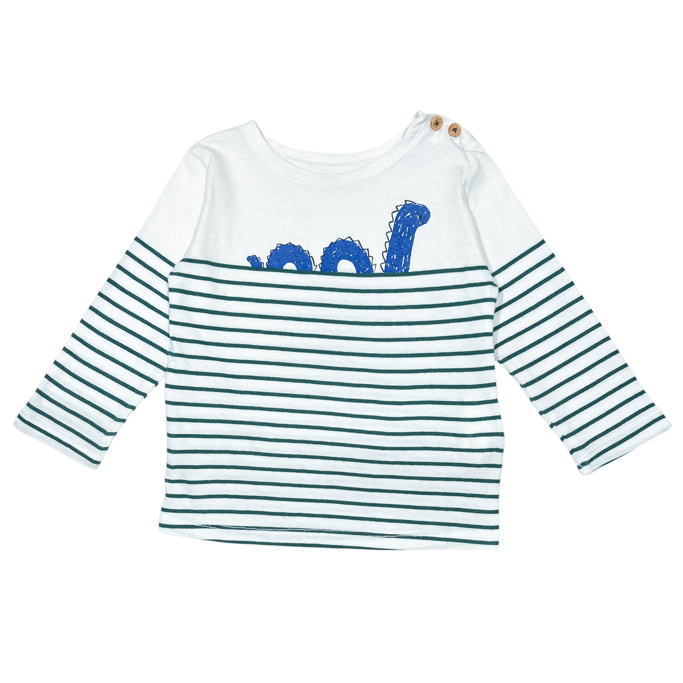 T-Shirt à manches longues de seconde main en coton pour bébé de 12 mois - Vue 1