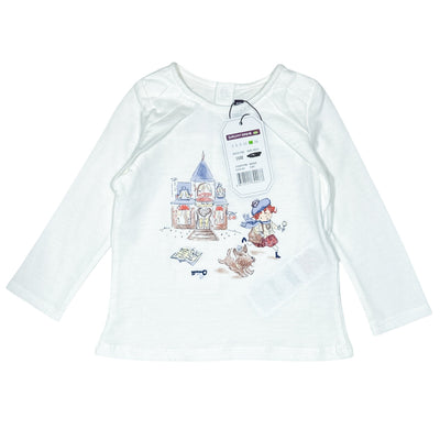 T-Shirt à manches longues de seconde main en coton pour bébé fille de 18 mois - Vue 1