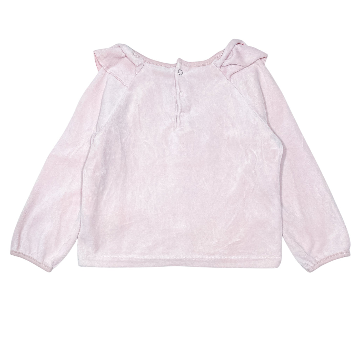 T-Shirt à manches longues de seconde main en velours pour bébé fille de 24 mois - Vue 2