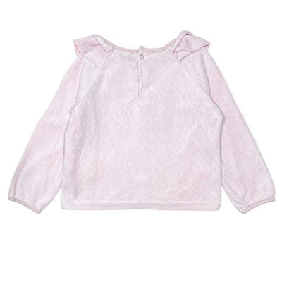 T-Shirt à manches longues de seconde main en velours pour bébé fille de 24 mois - Vue 2