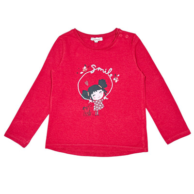 T-Shirt à manches longues de seconde main en coton pour enfant fille de 3 ans - Vue 1