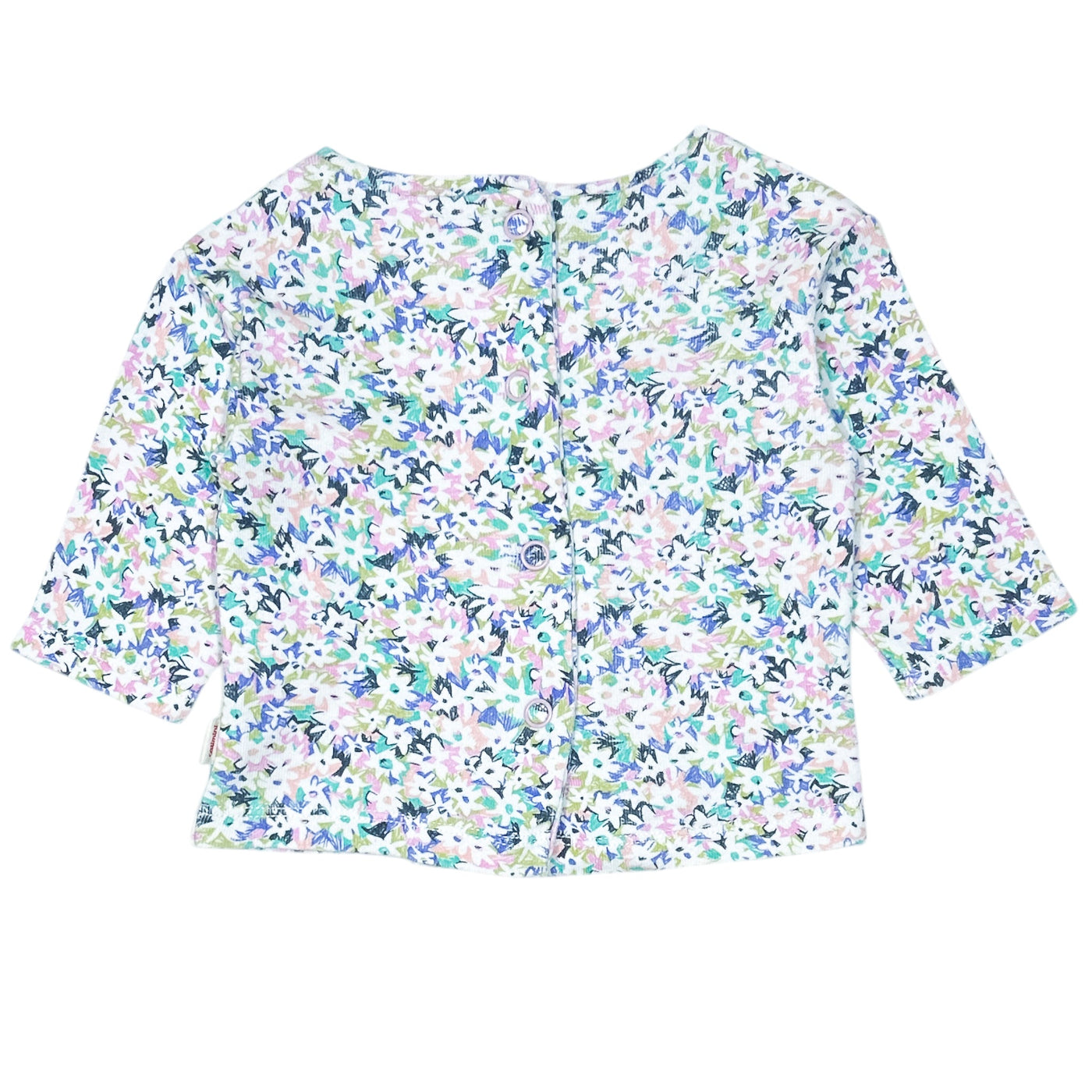 T-Shirt à manches longues de seconde main en coton pour bébé fille de 3 mois - Vue 2