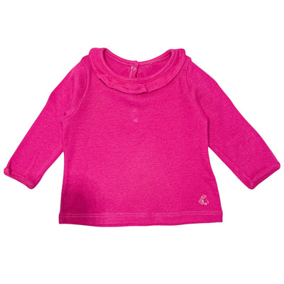 T-Shirt à manches longues de seconde main en coton pour bébé fille de 3 mois - Vue 1