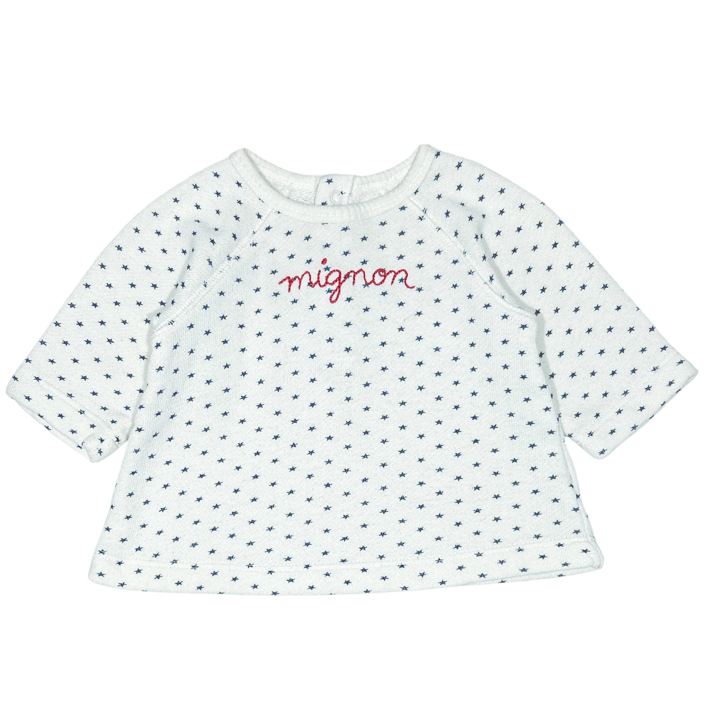 T-Shirt à manches longues de seconde main en coton pour bébé fille de 1 mois - Vue 1