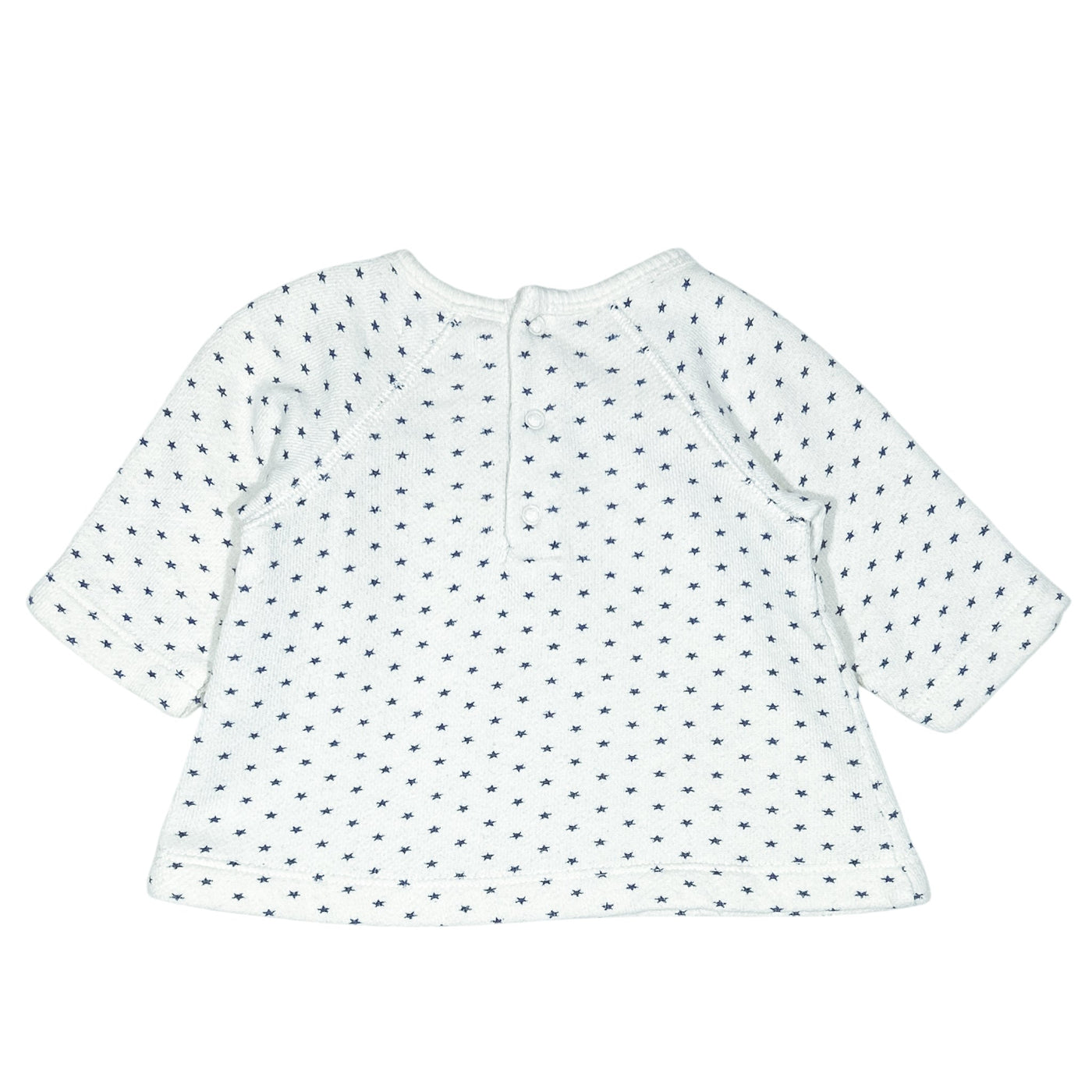 T-Shirt à manches longues de seconde main en coton pour bébé fille de 1 mois - Vue 2