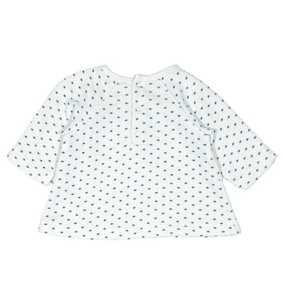 T-Shirt à manches longues de seconde main en coton pour bébé fille de 1 mois - Vue 2
