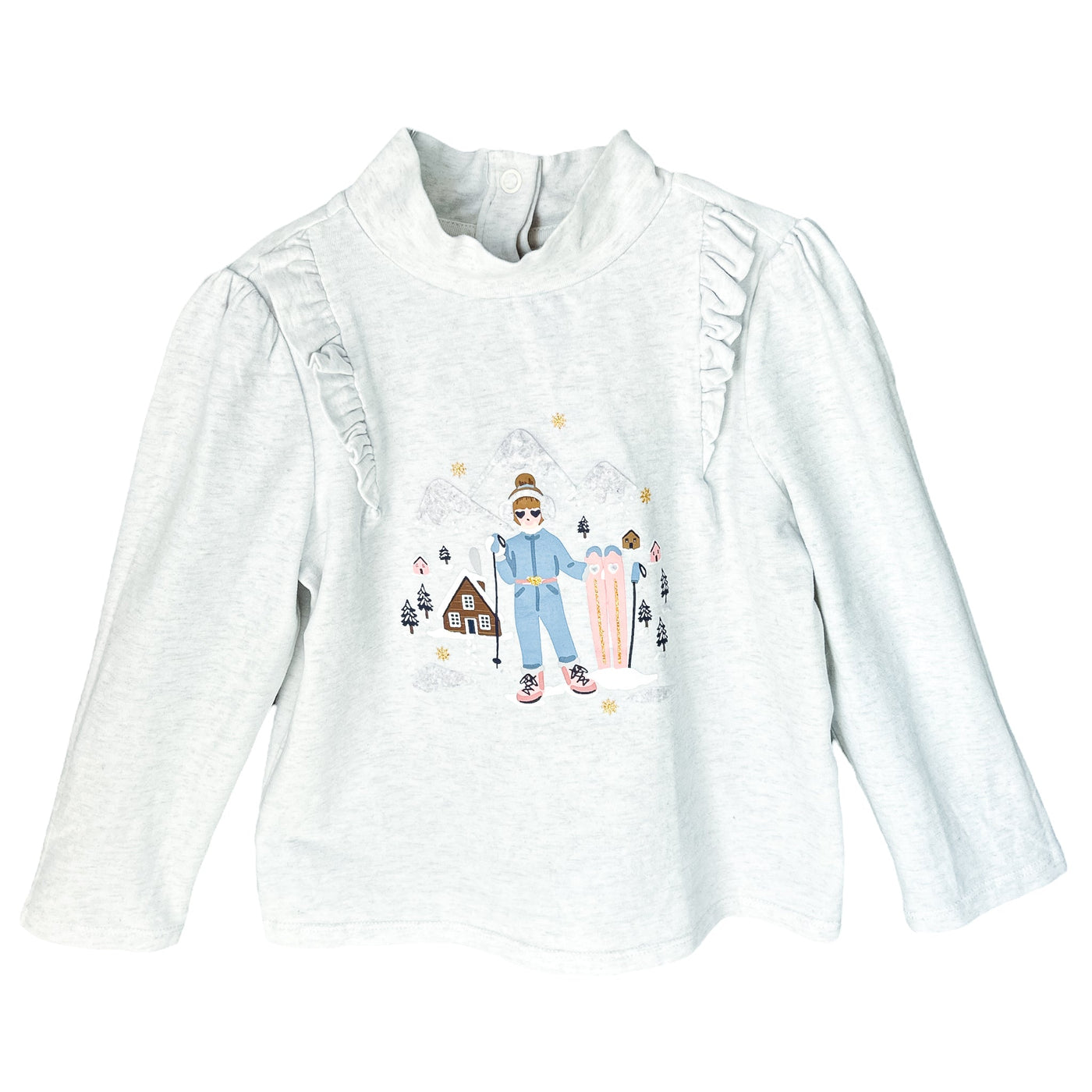 T-Shirt à manches longues de seconde main en coton pour enfant fille de 4 ans - Vue 1