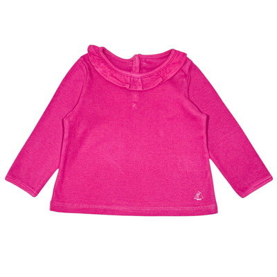 T-Shirt à manches longues de seconde main en coton pour bébé fille de 6 mois - Vue 1