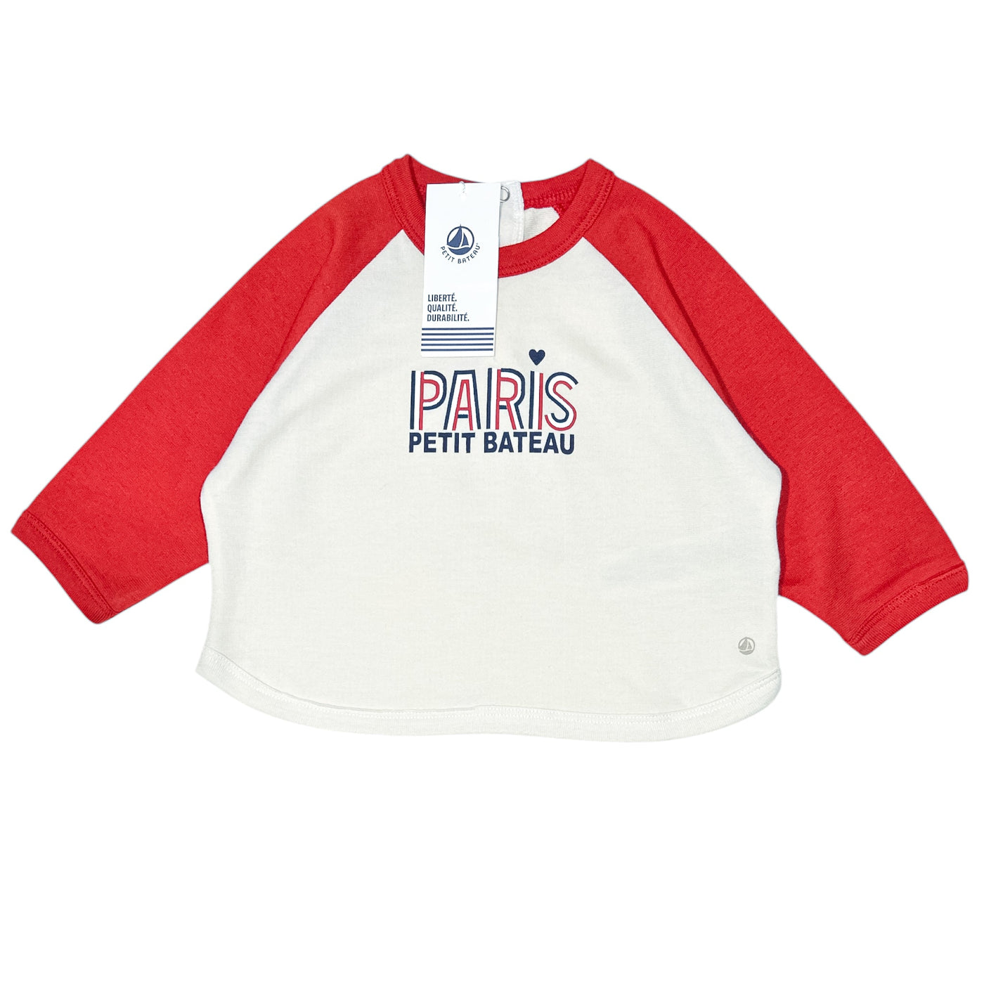 T-Shirt à manches longues de seconde main en coton pour bébé de 6 mois - Vue 1