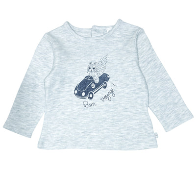 T-Shirt à manches longues de seconde main en coton pour bébé garçon de 6 mois - Vue 1