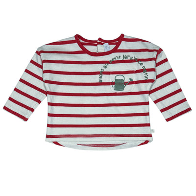 T-Shirt à manches longues de seconde main en coton pour bébé de 6 mois - Vue 1