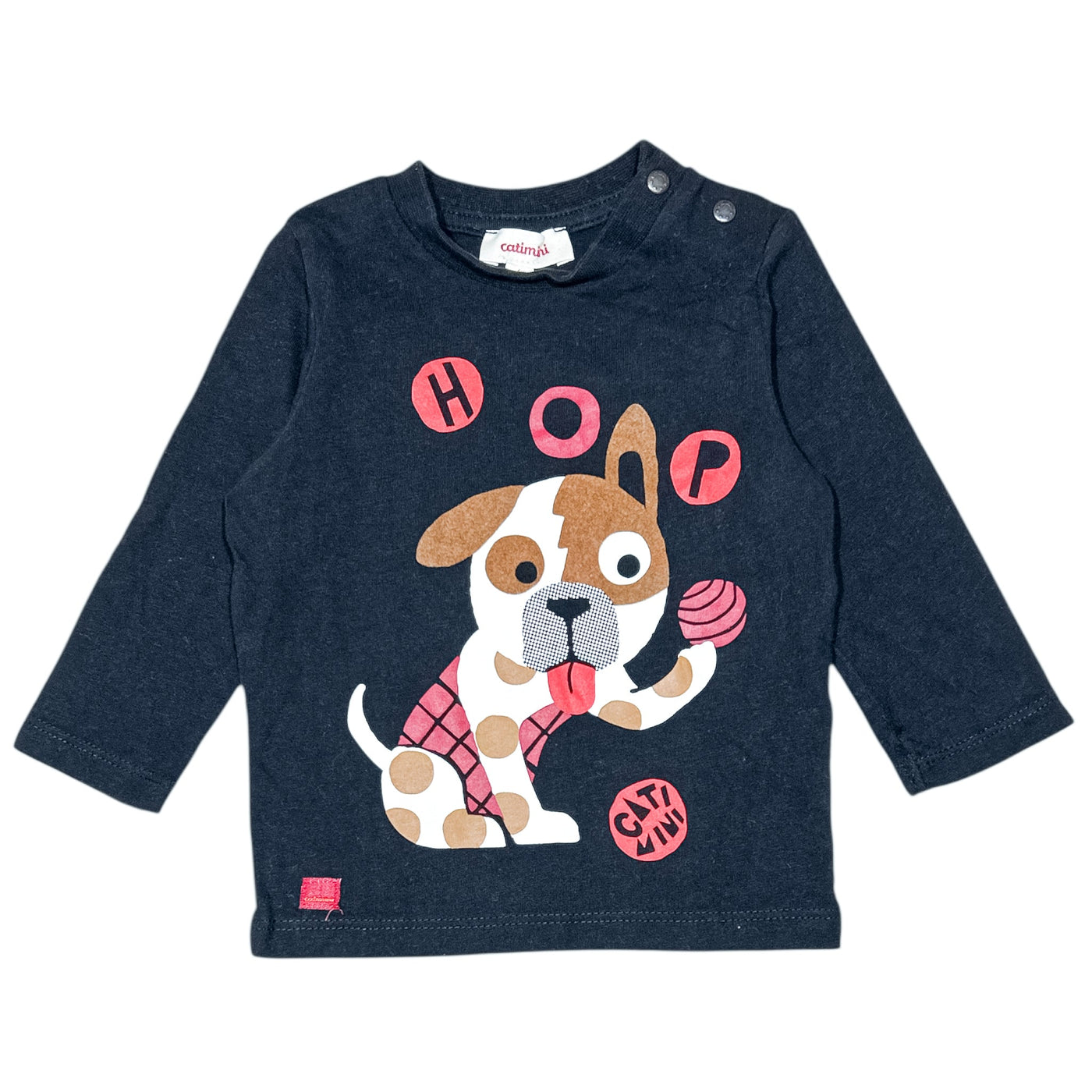 T-Shirt à manches longues de seconde main en coton pour bébé garçon de 6 mois - Vue 1