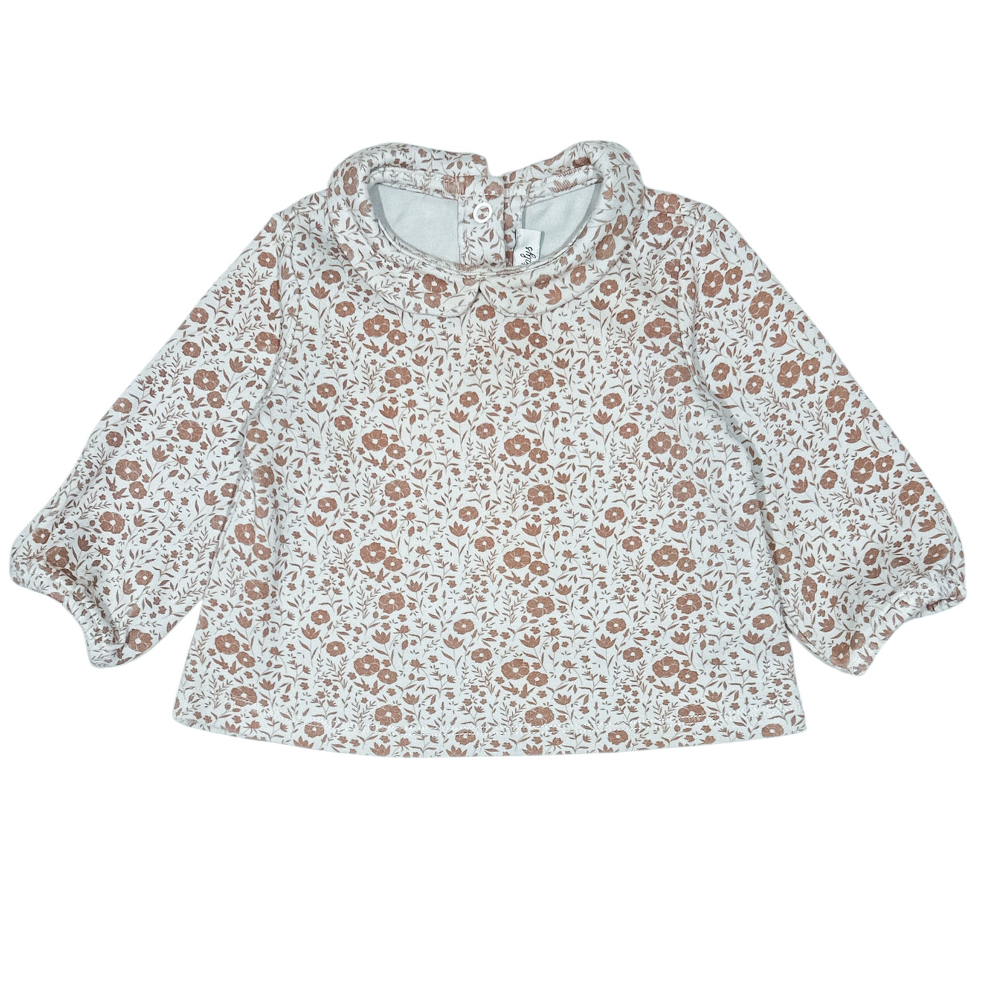 T-Shirt à manches longues de seconde main en coton pour bébé fille de 6 mois - Vue 1
